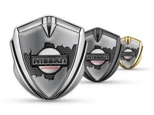 Nissan Metal Emblema Insignia Mínimo Forma Global Ajuste